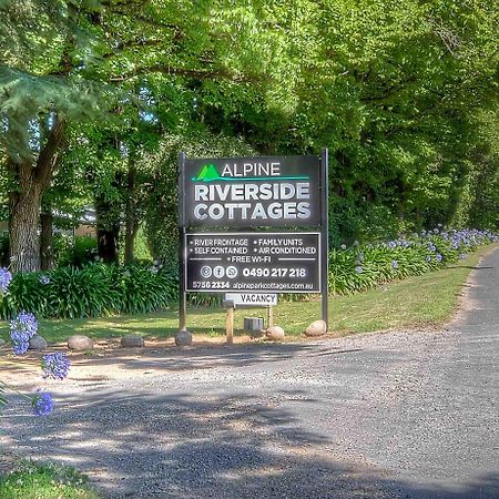 Alpine Park Riverside Cottages Porepunkah Eksteriør bilde
