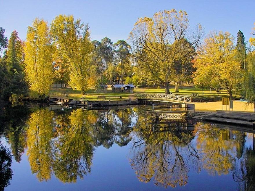 Alpine Park Riverside Cottages Porepunkah Eksteriør bilde